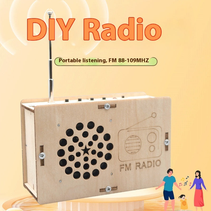 FM Radio Children's Technology Small Production Steam Model