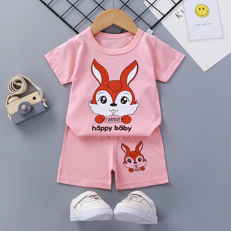 Children's Short Sleeve Shorts Suit