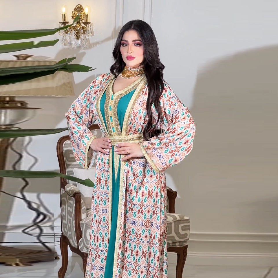 Muslim Clothing Robe Two-piece Set