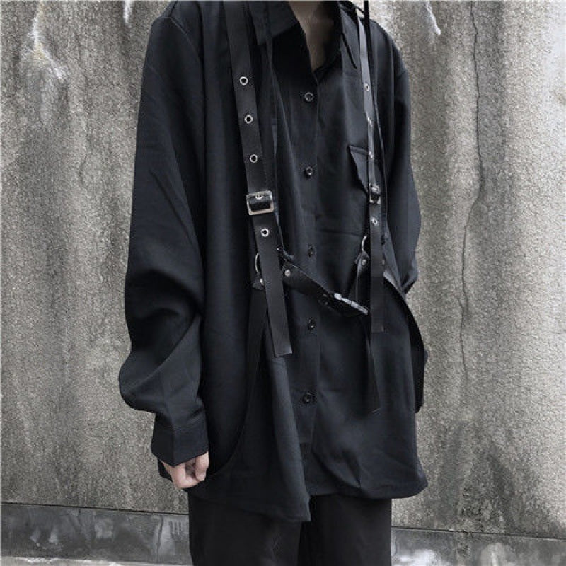 Loose Vintage Long Sleeve Shirt Tops