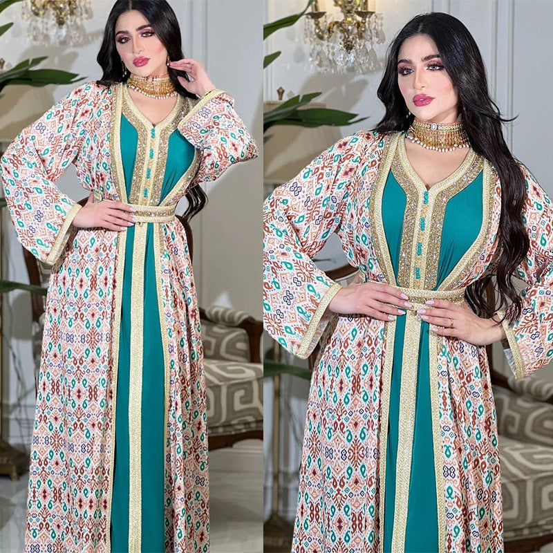 Muslim Clothing Robe Two-piece Set
