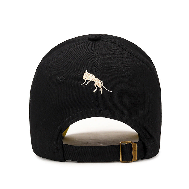 Embroidered M Wolf Baseball Spring Casual Men And Women