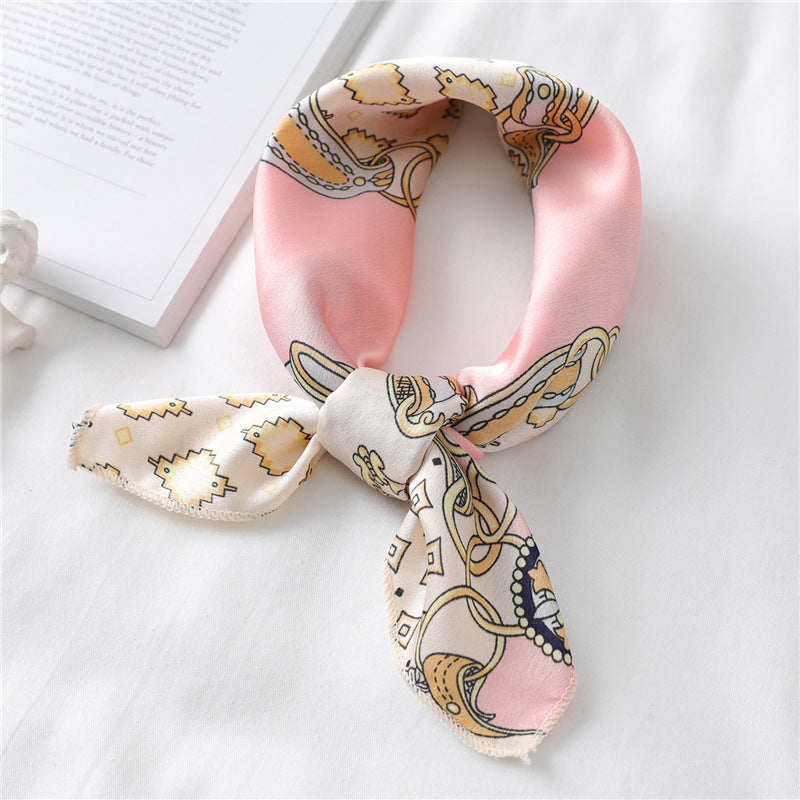 Silk Scarf Women's Decorative All-match