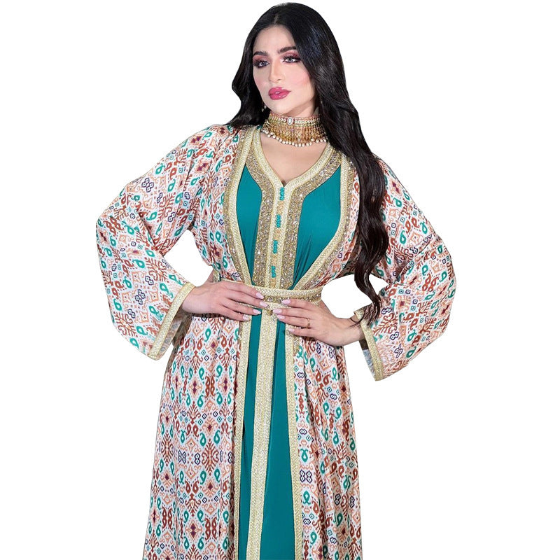 Muslim Clothing Robe Two-piece Set