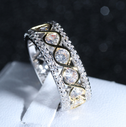 "Promise Radiance: Zircon Stone Women's Ring"