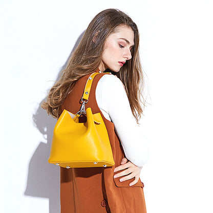 New Drawstring Women's Fashion Large Capacity Diagonal Bag