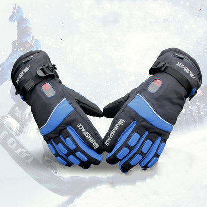 electric heating gloves double-sided to keep warm cycling hand warmer men and women winter