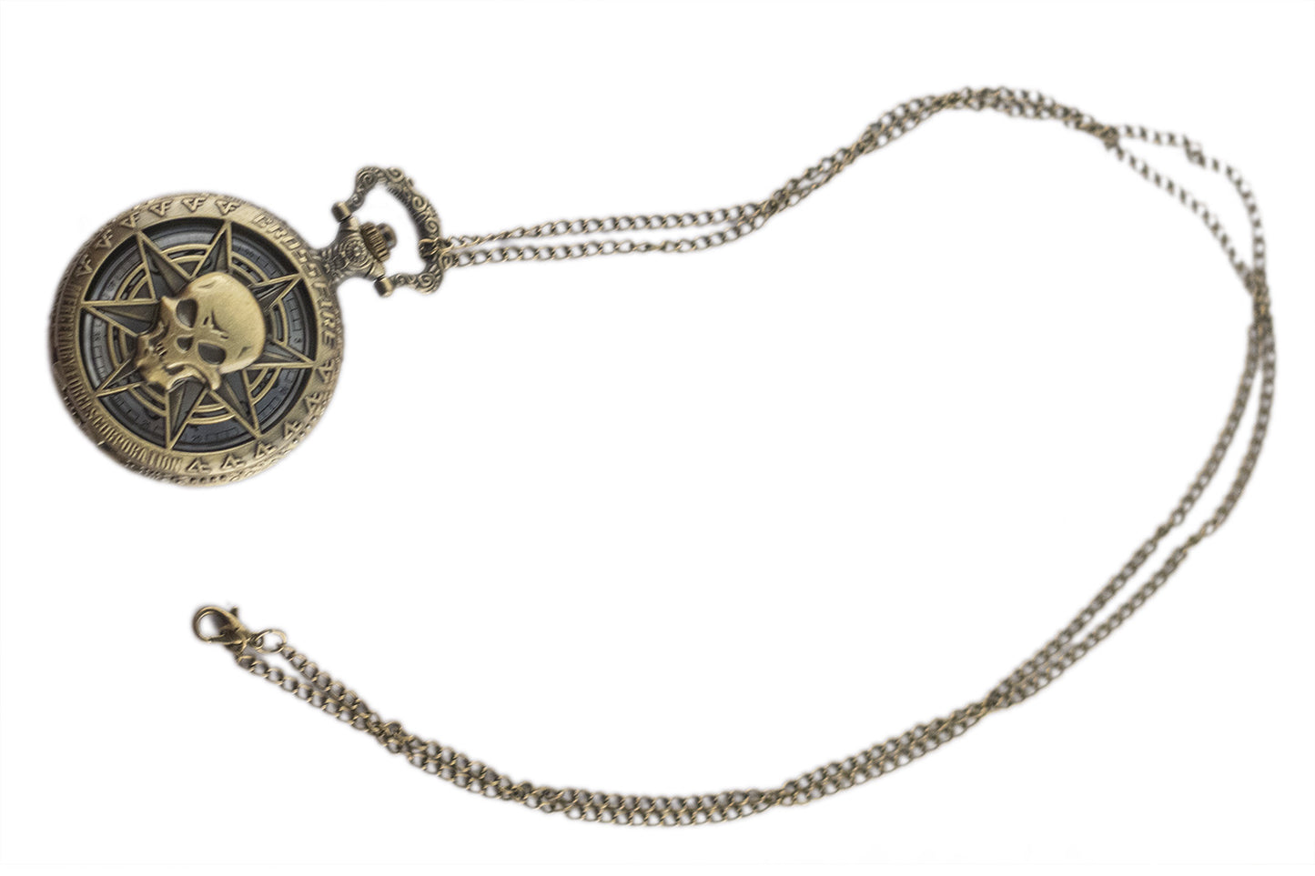 Vintage Necklace Quartz Pocket Watch for Men and Women Chain Watch