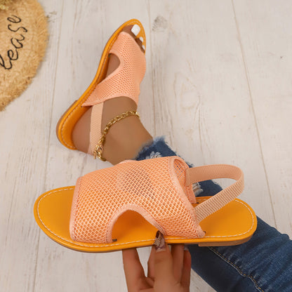 New Mesh Sandals Summer Casual Breathable Flat Shoes