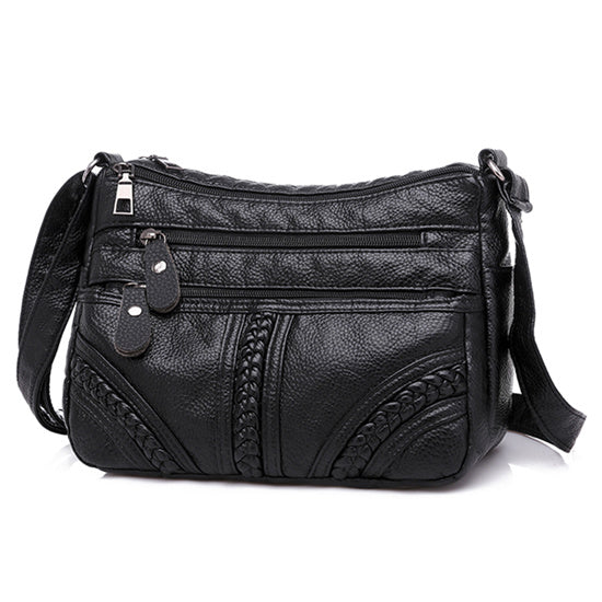 Fashion Women Soft Leather Shoulder Bag