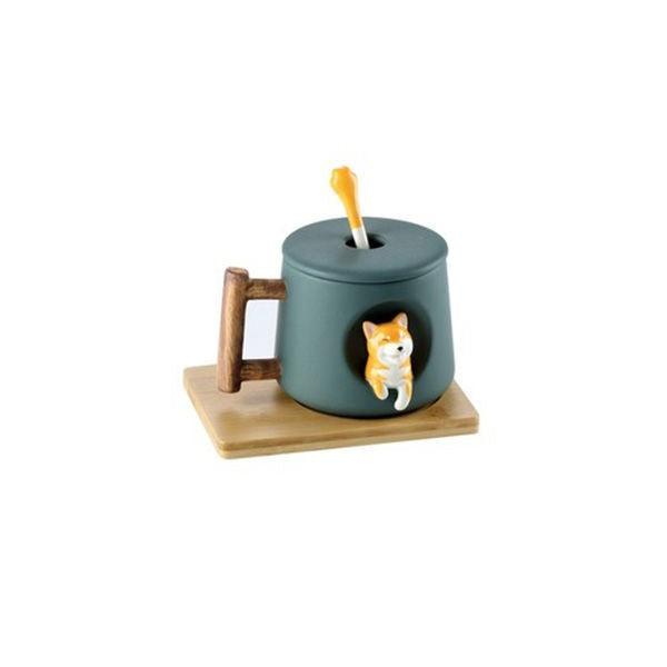 Lovers Shiba Inu Cup Corgi Ceramic Cup