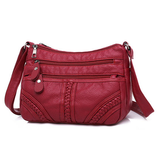 Fashion Women Soft Leather Shoulder Bag