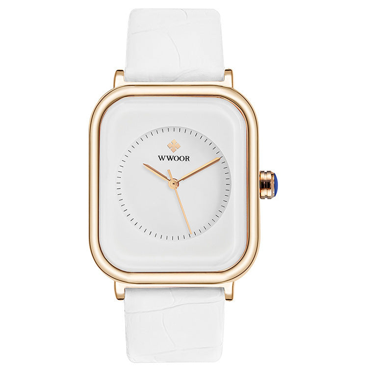 WWOOR quartz belt watch