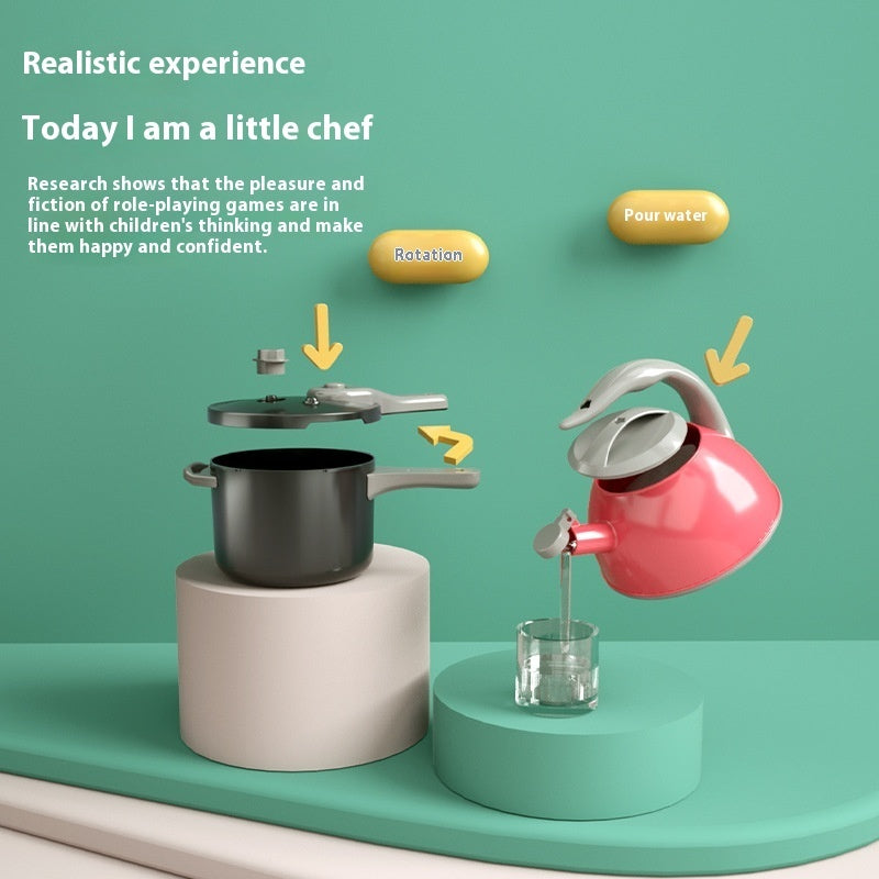 Children Play House Kitchen Toy Rice Cooker Suit