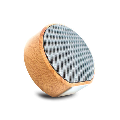 Mini Wood Bluetooth Speaker Portable Outdoor Wireless Support AUX TF