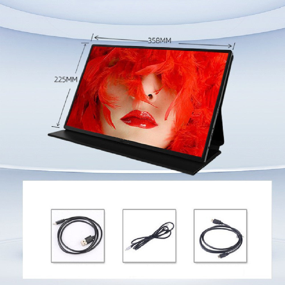 15.6-inch Ultra-thin Metal Portable Monitor Computer Projection Screen