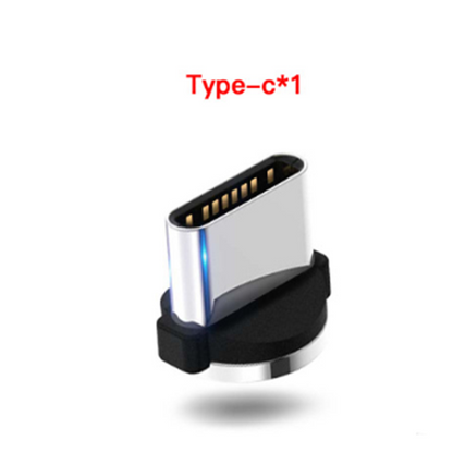 Compatible with Apple, Flowing Ligh Magnetic fast Streamer Data Line Cable for Iphone Android Typec