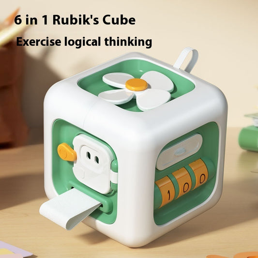 Baby Cube Puzzle Hexahedral Organ Busy Box