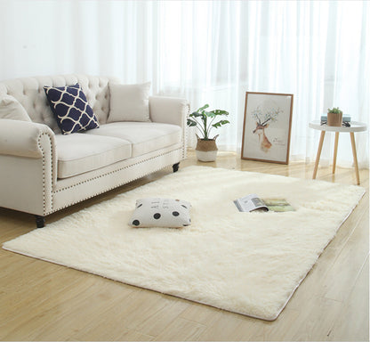 Silky Fluffy Carpet Modern Home Decor Long Plush Shaggy Rug