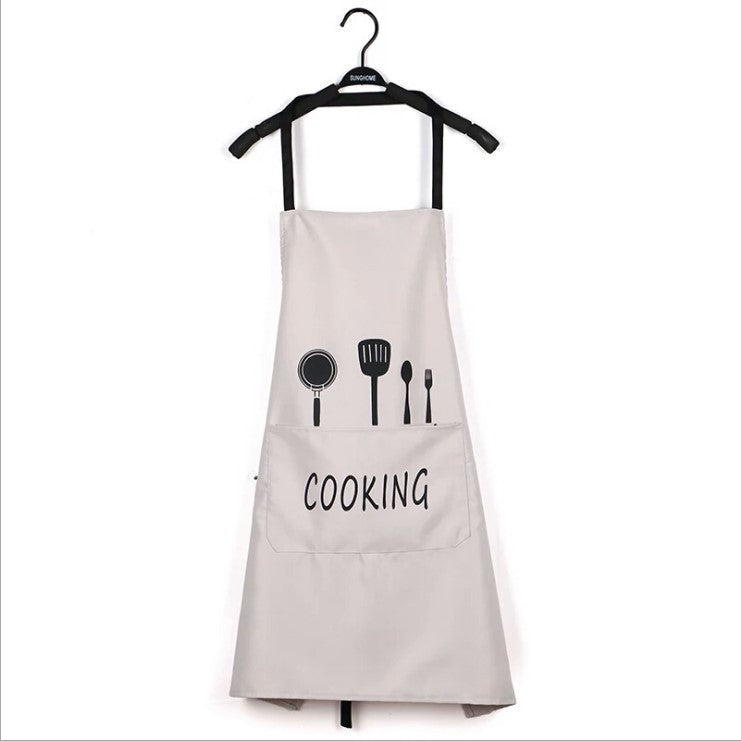 Fashion Home Smock Kitchen Hand Wipe Antifouling Apron