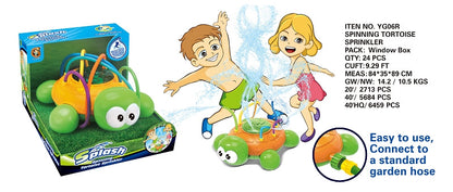 Cross-Border Hot Sale Rotating Outdoor Sprinkler Turtle Sprinkler Toy Bathroom Water Bathing Baby Bath Toy Wholesale