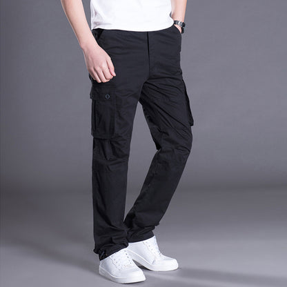 Men'S Work Pants Multi-Pocket Overalls