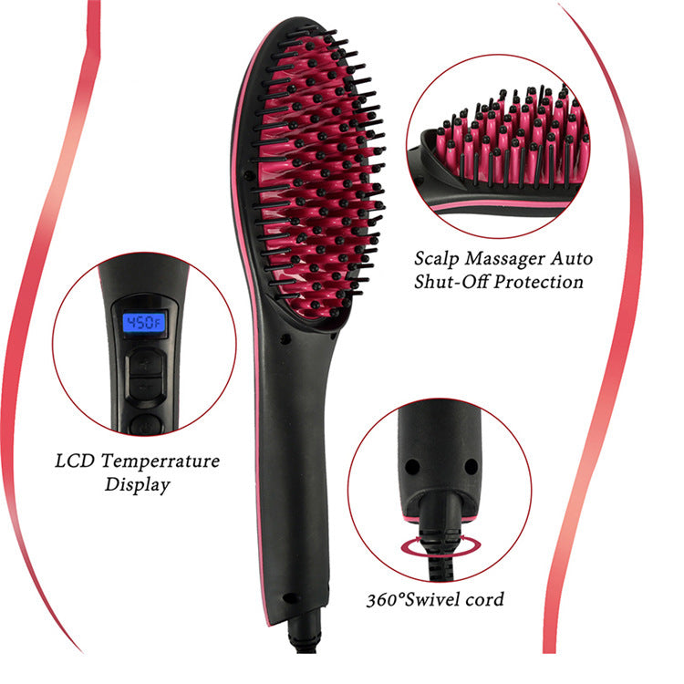 Imply Straight Electric Straight  Magic Smooth Hair Comb Negative Ion Comb