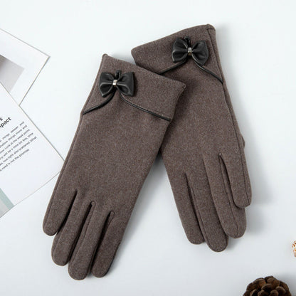 "CozyTouch Bow Gloves"