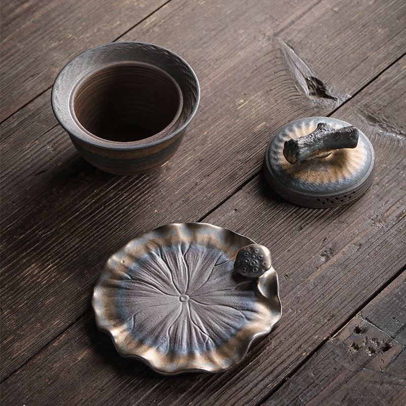 Jingdezhen Wood-fired Kungfu Iron-glazed Tea Bowl
