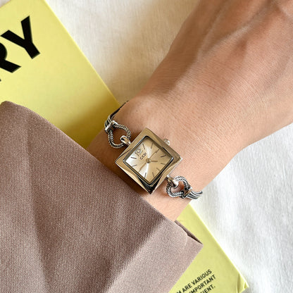 Block Bracelet Watch For Women Light Luxury Niche