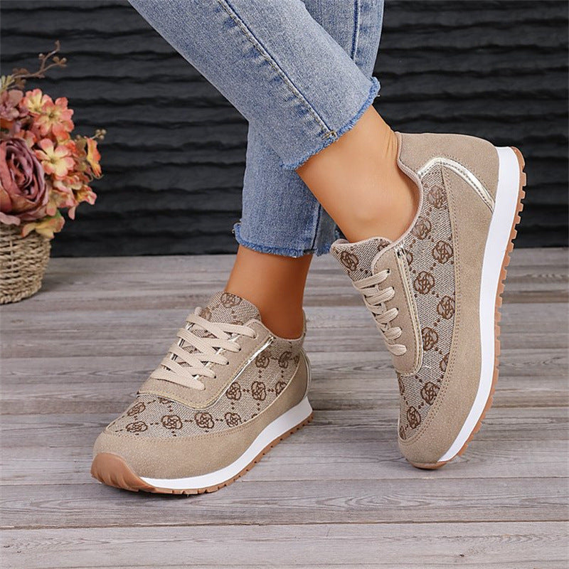 Lily Lace-Up Sneakers