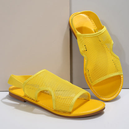 New Mesh Sandals Summer Casual Breathable Flat Shoes