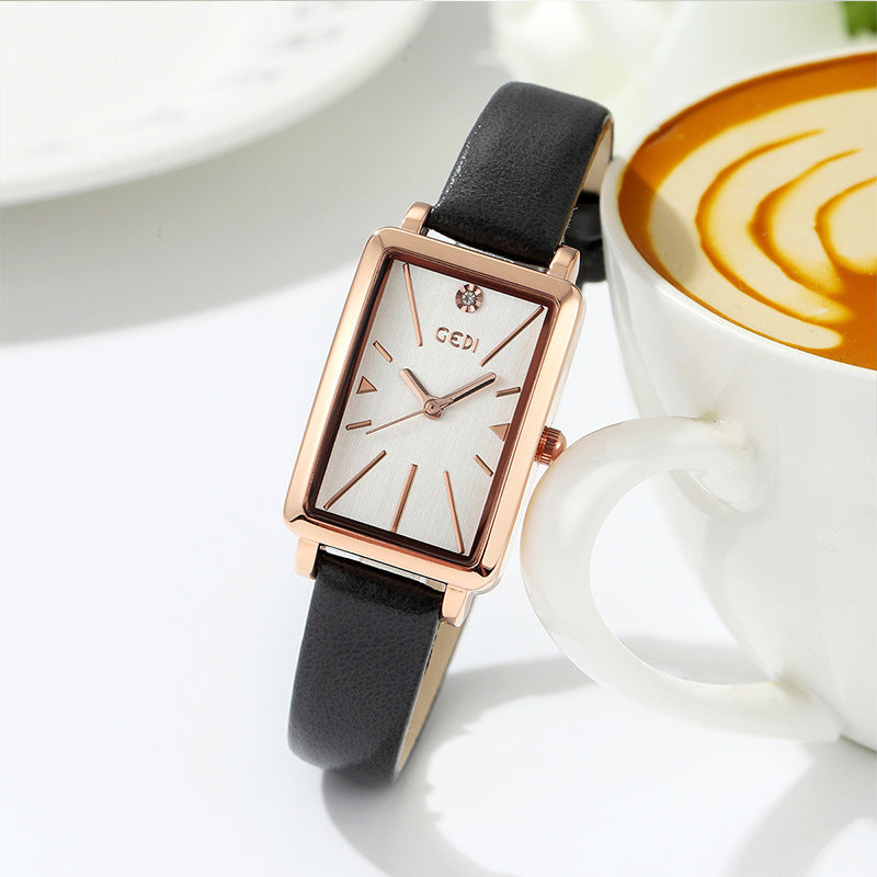 "Vintage Square Chic Women's Timepiece"