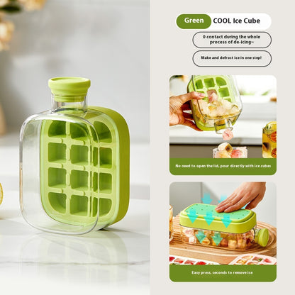 One-Click Molding Cooling Cup,Instant Ice Maker,,Straw Included,Curling Mold,Portable & Stylish Chilled Drink