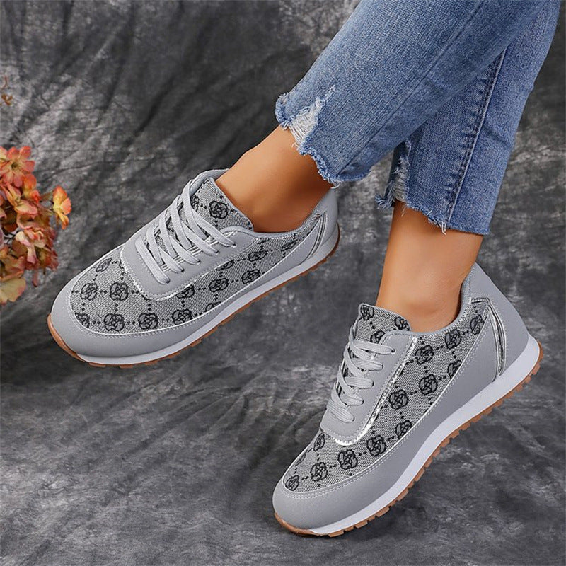 Lily Lace-Up Sneakers