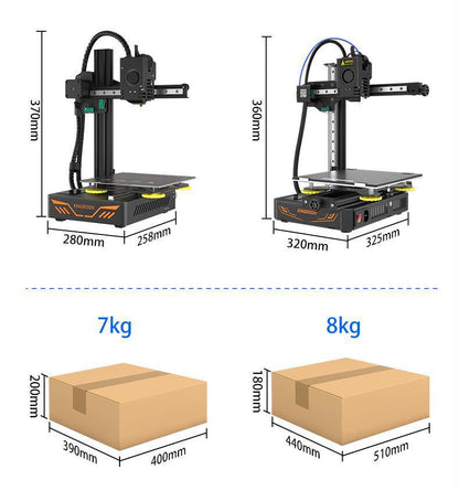 Entry-level Two-wire Gauge Small-size 3d Printer