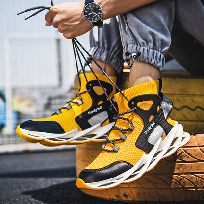 High-top shoes mesh breathable sneakers