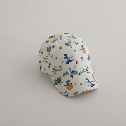 Cartoon Printed Children's Baseball Cap Sunshade Casual Girl Personalized Printed Boys' Peaked Cap