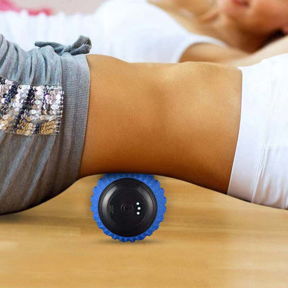 USB Charging Electric Yoga Ball Leg Muscle Relaxer Fascia Ball Vibration Massage Ball Shoulder Neck Waist Muscle Massage Tool