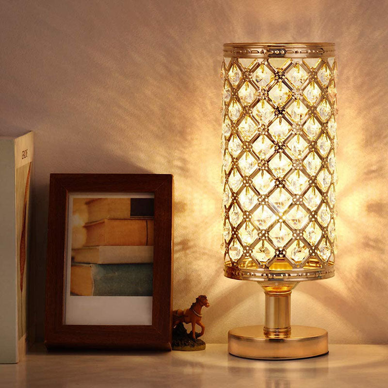 New Modern Crystal Table Lamp With Stylish Personality And Warm Bedside Decoration For Bedroom And Living Room