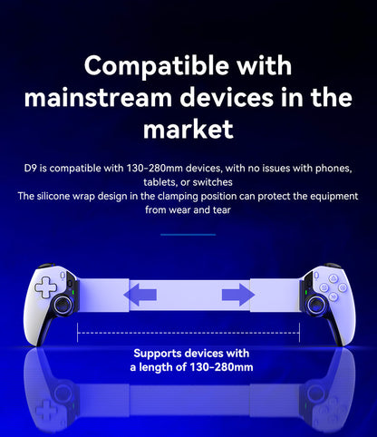 Stretch Gamepad Phablet Wireless Game Handle PC Streaming PS Bluetooth Telescopic