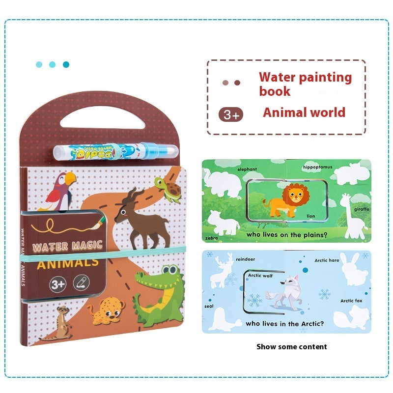 Children's Water-based Picture Book Early Education Puzzle Toys