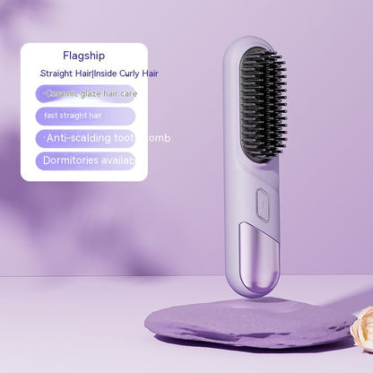 Portable Dual-purpose Wireless Straight Comb Anion Hair Care