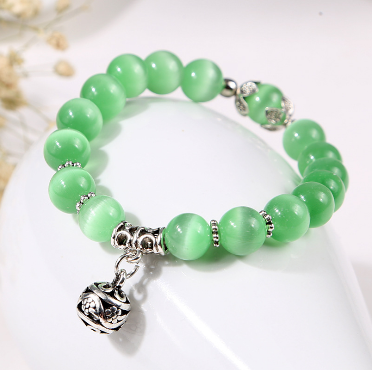 Natural opal beads bracelets crystal fashion