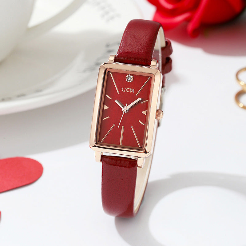 "Vintage Square Chic Women's Timepiece"