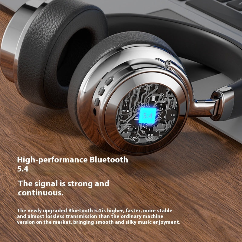 Briefcase Ear Metal Retro Bluetooth Headset