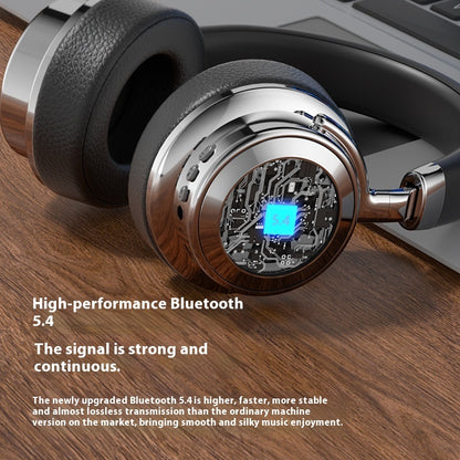 Briefcase Ear Metal Retro Bluetooth Headset