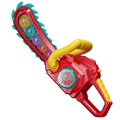 Cartoon Sound And Light Electric Saw Automatic Gear Toy