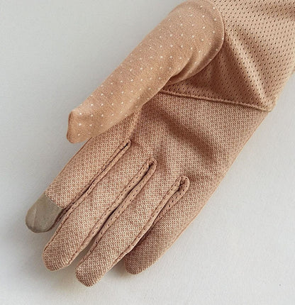 Sun Protection Gloves Anti-shedding Long Sleeves For Women Driving