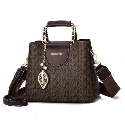 Women's Vintage Fashion Print Handbag